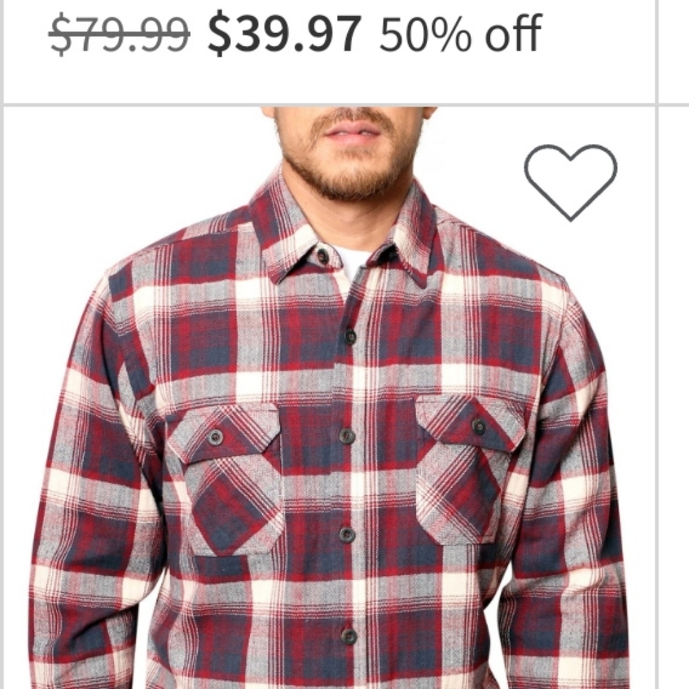 FREEDOM FOUNDER fleeced lined flannel jacket